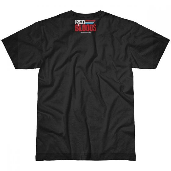 7.62 Design Red Bloods Battle Spade T-Shirt Schwarz