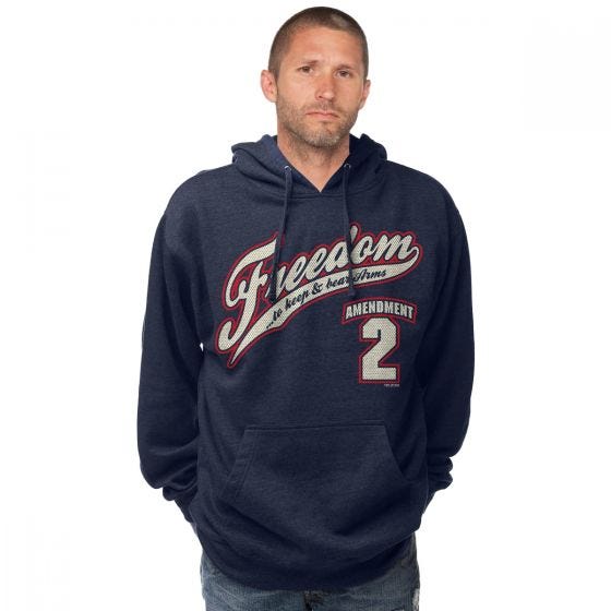 7.62 Design 2nd Amendment Freedom Kapuzenpullover Navy Heather