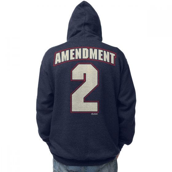 7.62 Design 2nd Amendment Freedom Kapuzenpullover Navy Heather