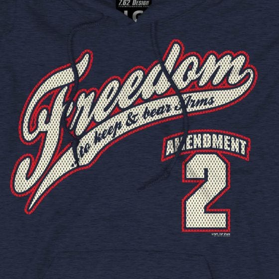 7.62 Design 2nd Amendment Freedom Kapuzenpullover Navy Heather