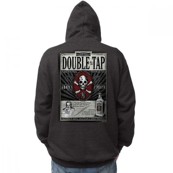 7.62 Design Double Tap Kapuzenpullover Charcoal