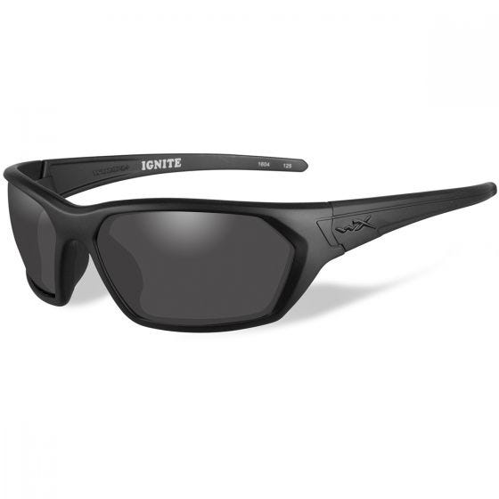 Wiley X WX Ignite Glasses - Smoke Grey Lens / Matte Black Frame