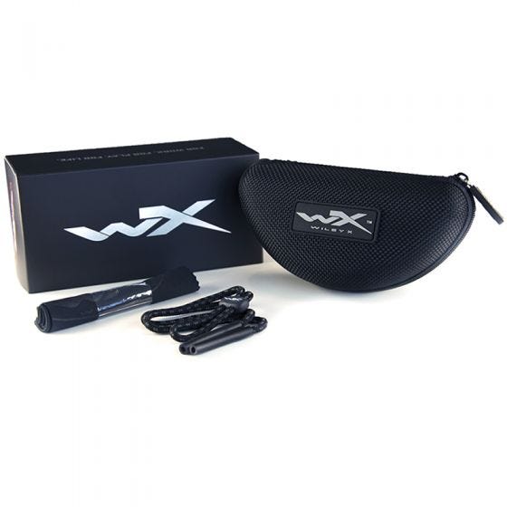 Wiley X WX Nash Glasses - Polarized Blue Mirror Lens / Matte Black Frame