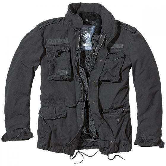 Brandit M-65 Giant Jacke Schwarz