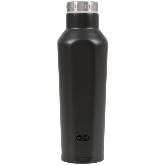 Highlander 500ml Ashta Stainless Steel Bottle Schwarz