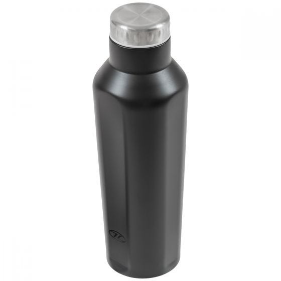 Highlander 500ml Ashta Stainless Steel Bottle Schwarz