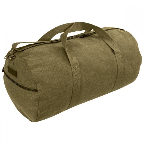 Highlander Crieff Canvas Rolltasche 45 L - Olivgrün