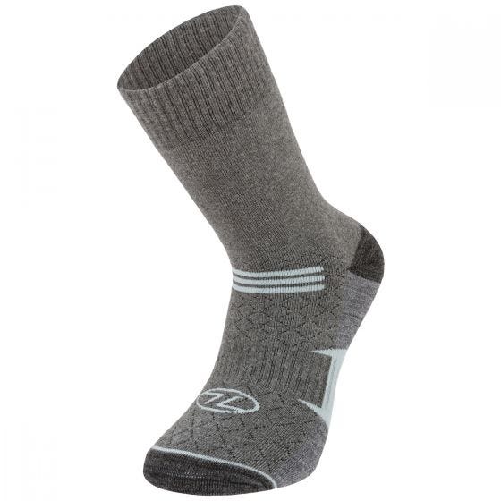 Highlander Trek Socken Baumwolle - Grau