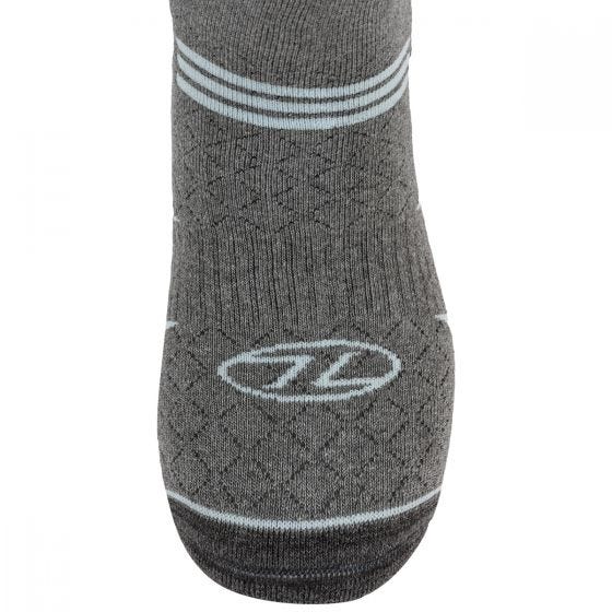 Highlander Trek Socken Baumwolle - Grau