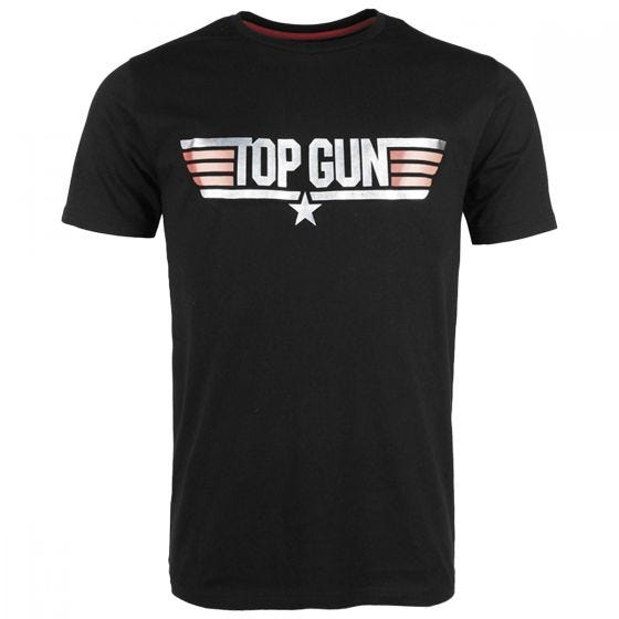 Mil-Tec T-Shirt Top Gun Schwarz