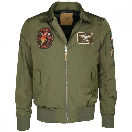 Mil-Tec Top Gun Flight Jacket Hornet Oliv Drab