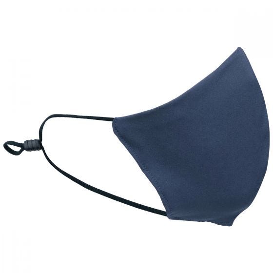 Mil-Tec Mouth/Nose Cover Wide Shape Ripstop Dunkelblau