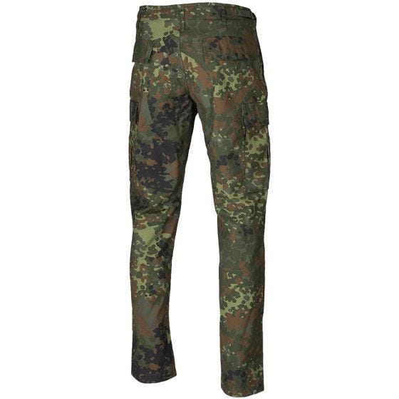 Teesar Hose US BDU Aus Ripstop-Gewebe Slim-Fit-Passform Flecktarn