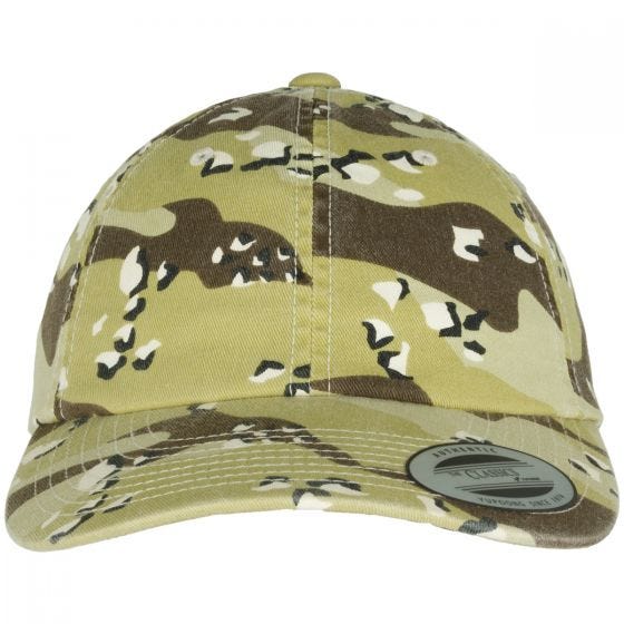 YP Low Profile Camo Washed Cap 6-Colour Desert