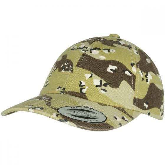 YP Low Profile Camo Washed Cap 6-Colour Desert