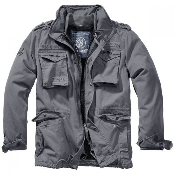 Brandit M-65 Giant Jacke Charcoal Grey