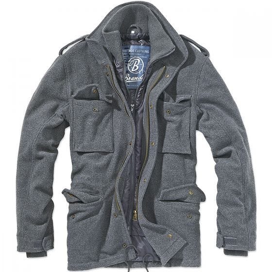 Brandit M-65 Voyager Wolljacke Anthracite