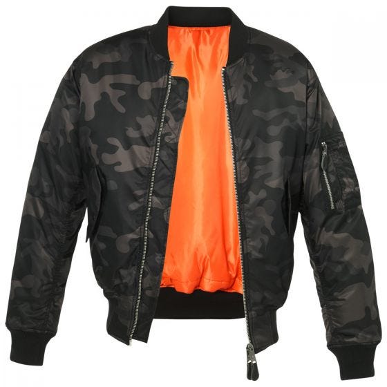 Brandit MA1 Camo Jacke Dark Camo