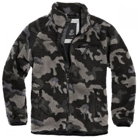 Brandit Teddyfleece Jacke - Dark Camo