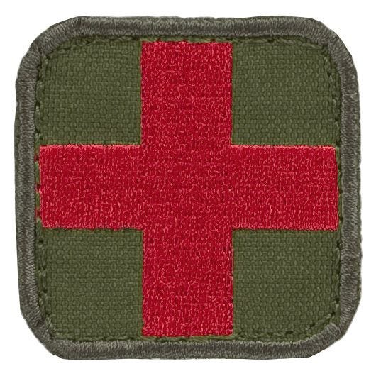 Condor Erste-Hilfe-Patch Olive Drab/Rot