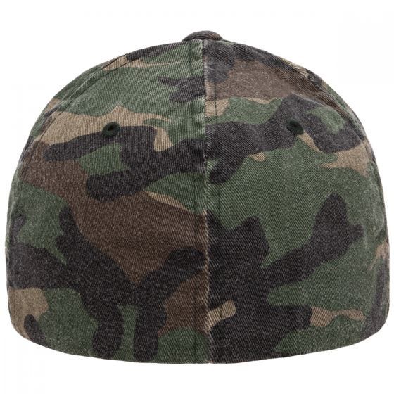 Flexfit Garment Washed Camo Mütze - Woodland