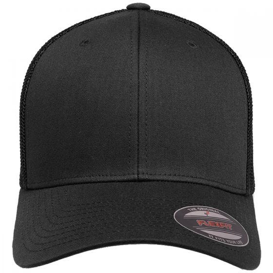 Flexfit Mesh Trucker Cap Black