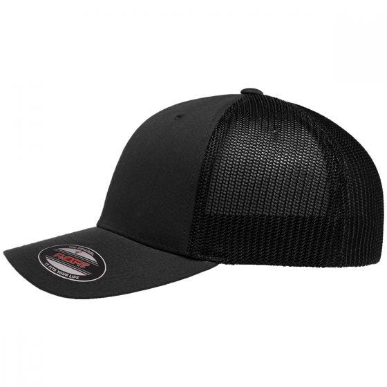 Flexfit Mesh Trucker Cap Black