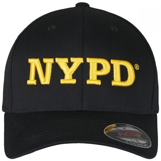 Flexfit NYPD 3D Logo Mütze - Schwarz