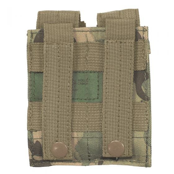 MFH 9mm Kleine Doppel-Magazintasche mit MOLLE-Befestigungssystem Operation Camo