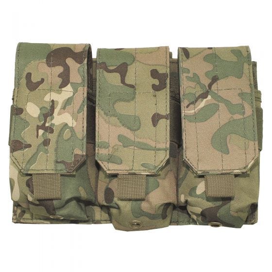 MFH Dreifach-Magazintasche für M4/M16 mit MOLLE-Befestigungssystem Operation Camo