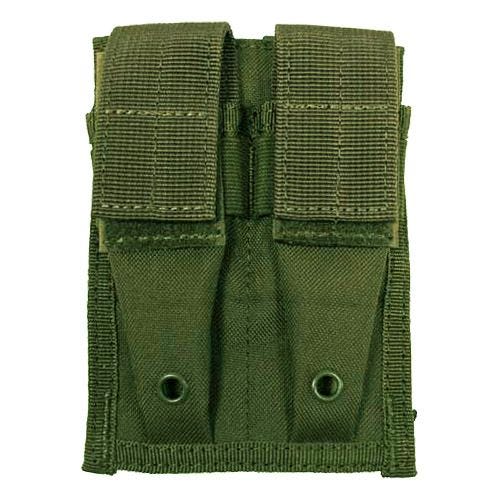 MFH 9mm Kleine Doppel-Magazintasche mit MOLLE-Befestigungssystem Oliv