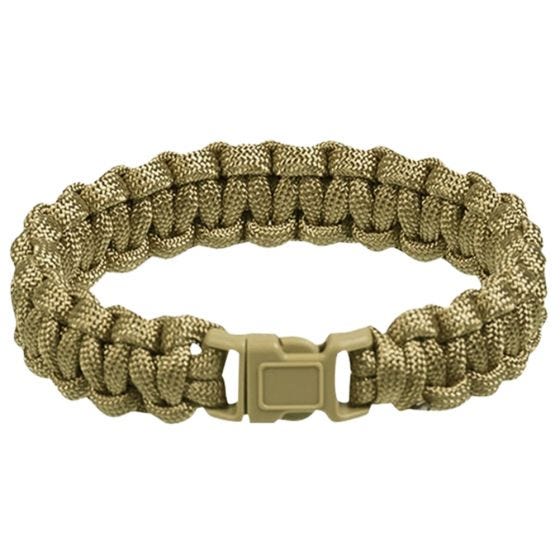 Mil-Tec 15 mm Armband aus Fallschirmschnur Coyote