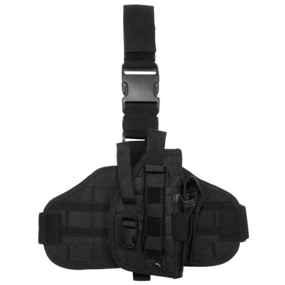 MFH Taktisches Beinholster MOLLE-Befestigungssystem Schwarz