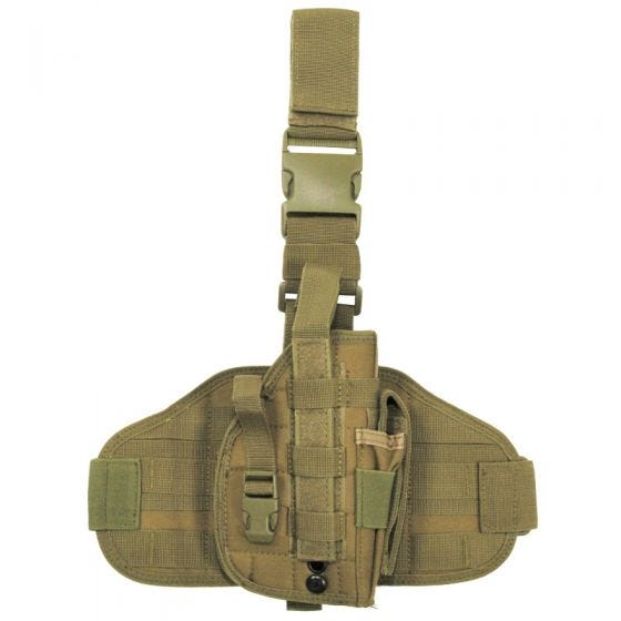 MFH Taktisches Beinholster MOLLE-Befestigungssystem Coyote