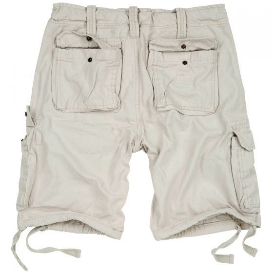 Surplus Airborne Shorts im Vintage-Stil Off-White