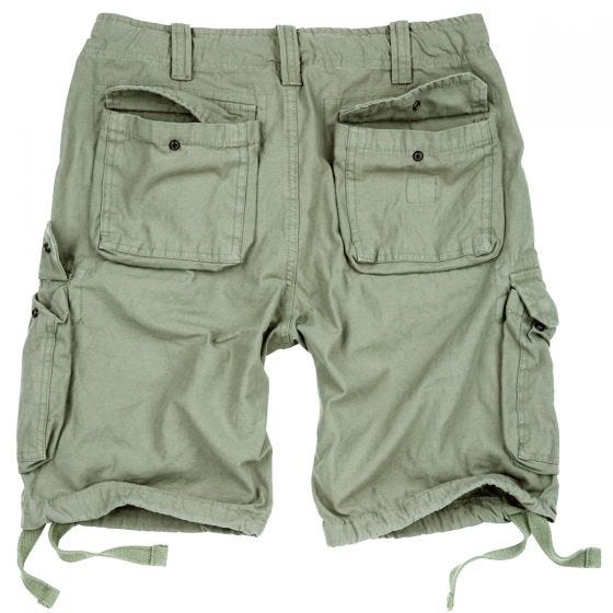 Surplus Airborne Shorts im Vintage-Stil Light Olive