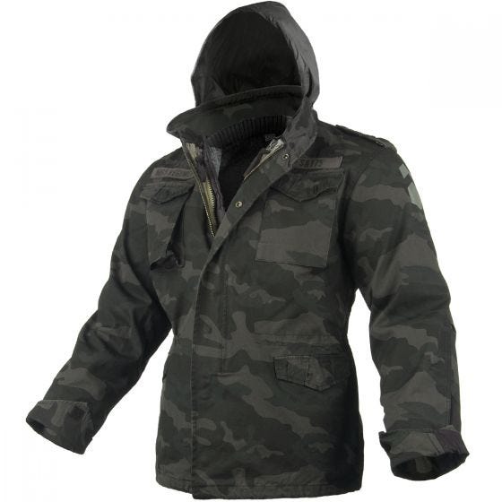 Surplus M65 Regiment Jacke Black Camo