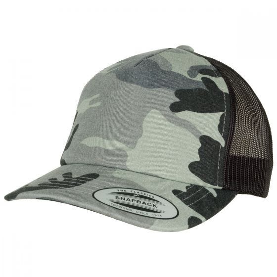 YP Camo Trucker Mütze - Dark Camo/Schwarz