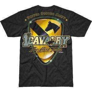 7.62 Design Army 1st Cavalry First Team Battlespace T-Shirt Schwarz