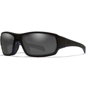 Wiley X WX Breach Glasses - Smoke Grey Lens / Matte Black Frame