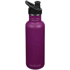 Klean Kanteen Classic 800 ml Trinkflasche mit Sport Cap - Purple Potion