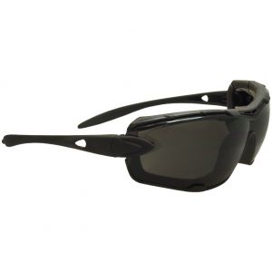Swiss Eye Detection Sonnenbrille - Gläser in Rauchgrau + Schwarz / Gummigestell in Schwarz