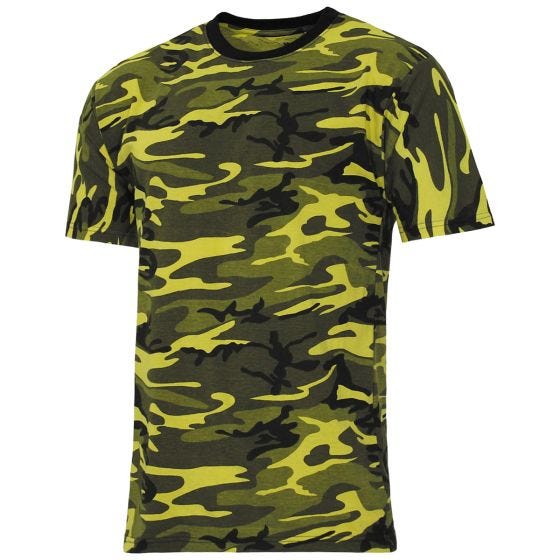 MFH US Streetstyle T-Shirt - Gelb Camo