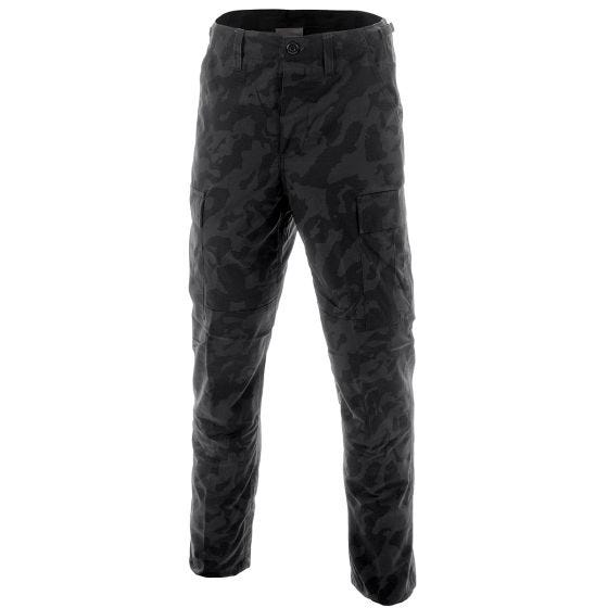 MFH BDU Einsatzhose aus Ripstop Night Camo