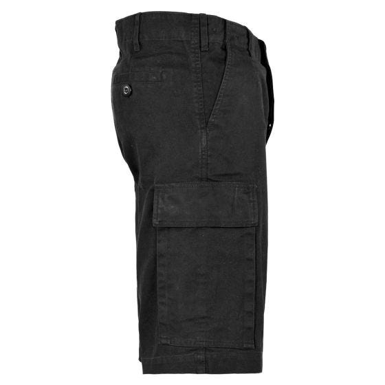 MFH BW Bermuda Shorts - Schwarz Steinwashed
