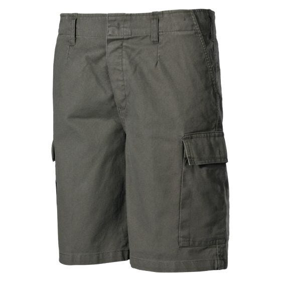 MFH BW Bermuda Shorts - OD Green Steinwashed