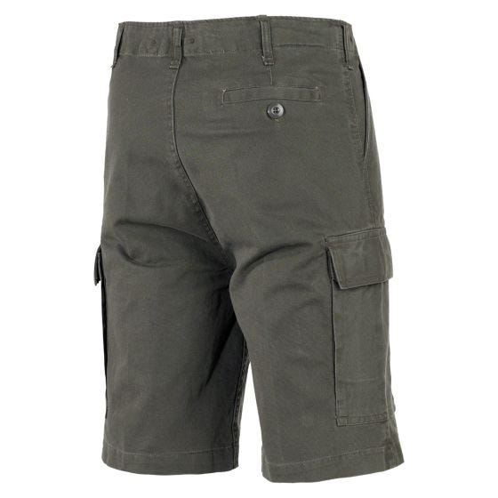MFH BW Bermuda Shorts - OD Green Steinwashed