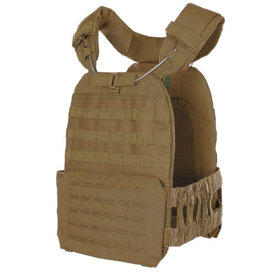 MFH Laser MOLLE Taktische Weste - Coyote Tan