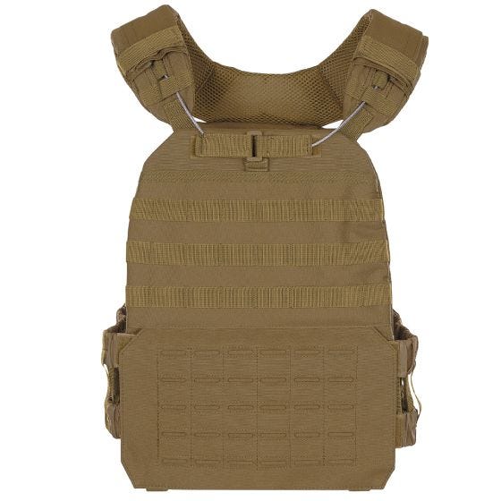 MFH Laser MOLLE Taktische Weste - Coyote Tan