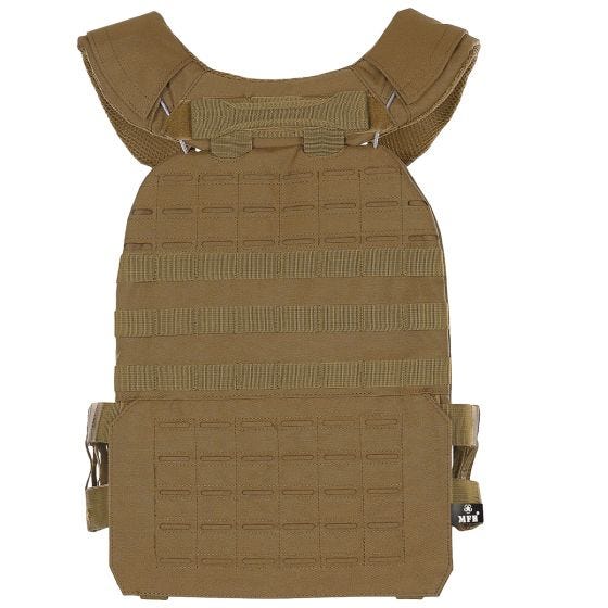 MFH Laser MOLLE Taktische Weste - Coyote Tan